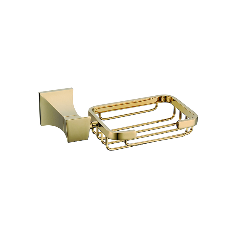Gold Badezimmer Zubehör einstellen Wc Pinsel Halfter Papier Halfter Zauberstab Montiert Handtuch Riegel Gestell Seife Tasse Halfter Schlecht Hardware-: Seife Regal
