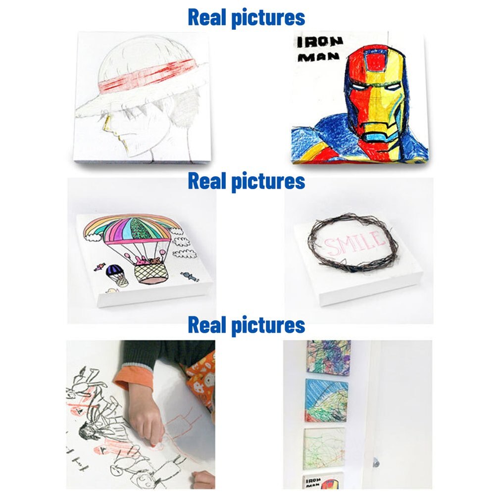 Children Cartoon Decorative Picture Kids Room Decorative Picture Frameless Canvas Painting Kids Wall Art