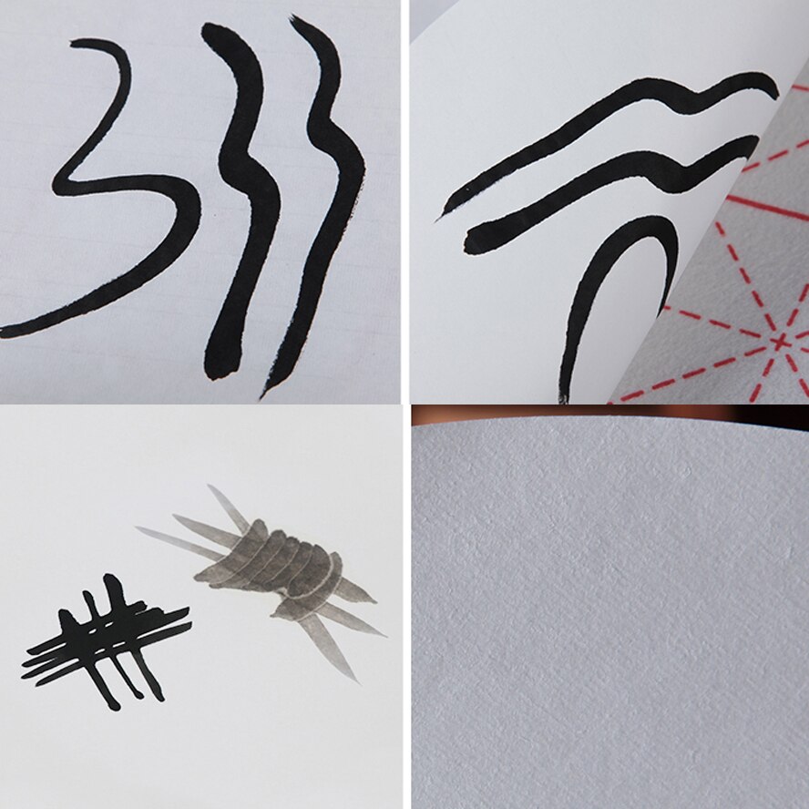 100 ark / pakke cirkulært kinesisk rispapir til maling af kalligrafi rå xuan papir kunstmaleri forsyninger