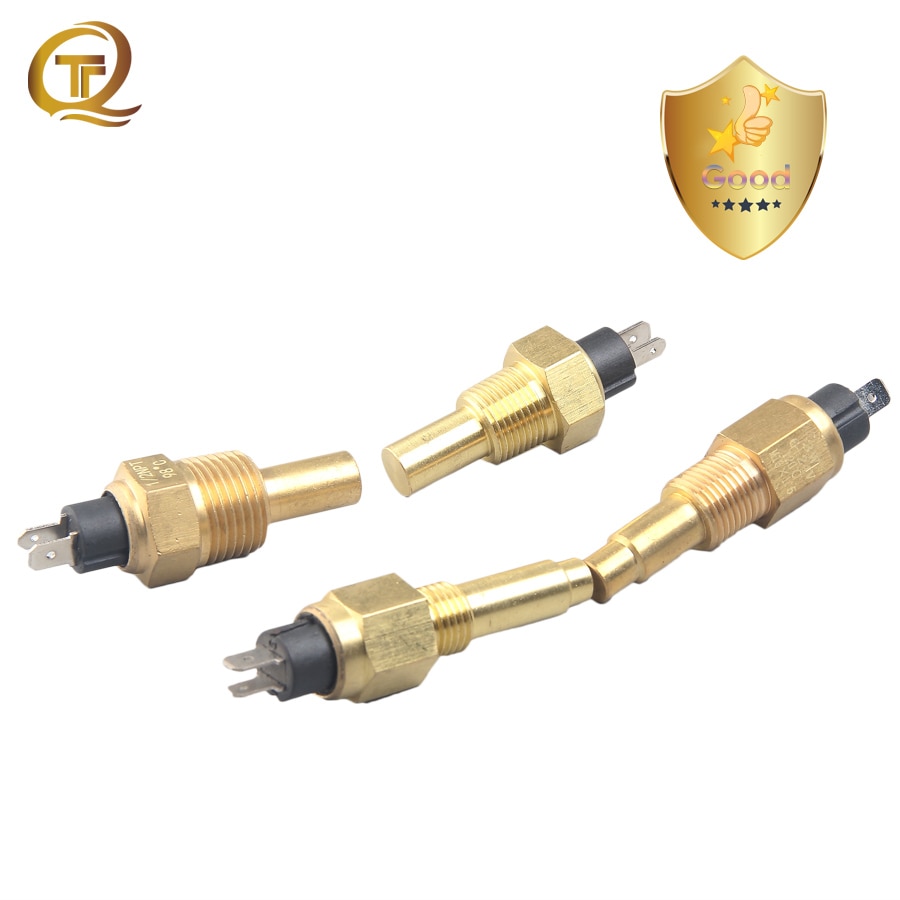 M16 X1.5 M14 X1.5 Auto Engine Water Temperature Sensor 3/8NPT 1/2NPT Car Water Temp Gauges Electric Diesel Generator Sensor
