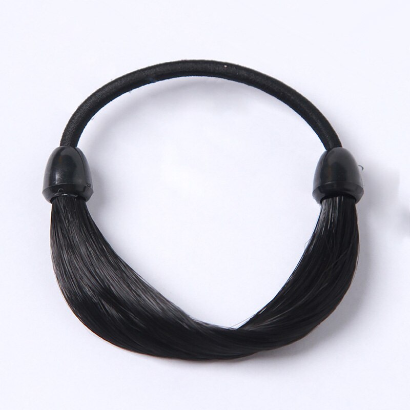 Cute Hair Ropes Scrunchie Ponytail Holder Hairband 1pc Female Girl Straight Elastic Hair Band Hair Accessories: 01