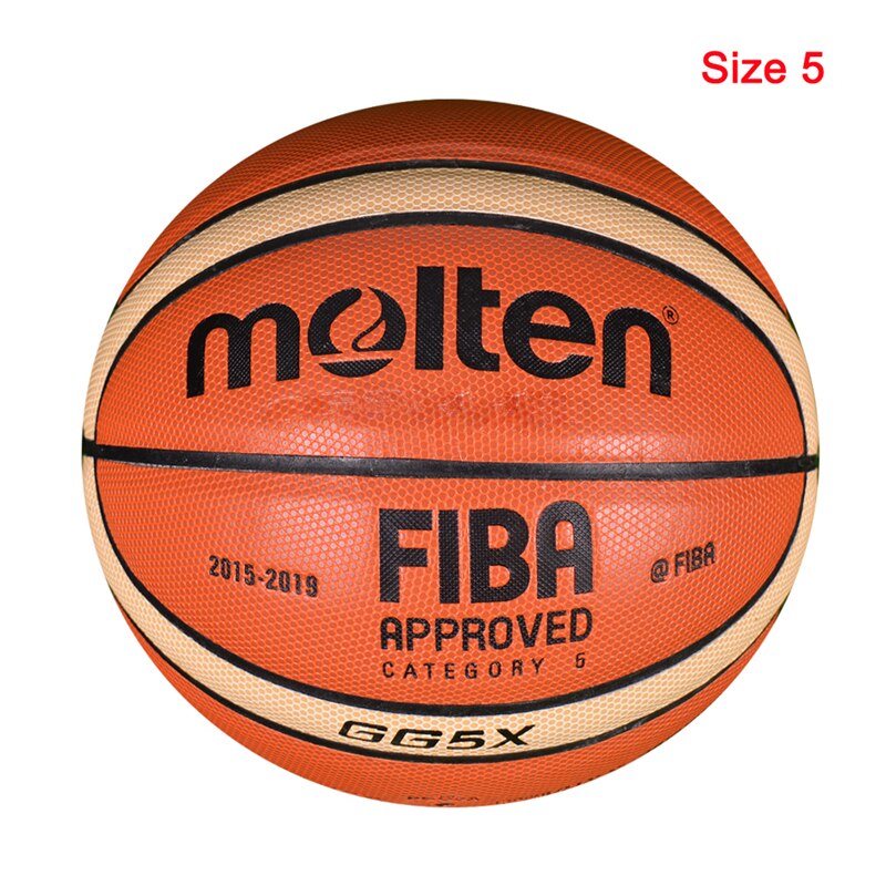 Men Basketball Ball PU Material Size 7/6/5 Outdoor Indoor Match Training Basketball Women baloncesto: GG5X-Size 5