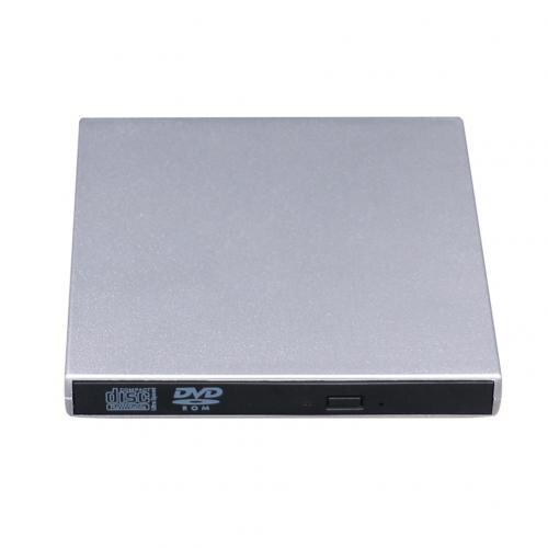 Universele Externe Cd Dvd Optische Drive Draagbare Usb 2.0 Externe Dvd Optische Drive Speler Reader Voor Computer Laptop: Silver