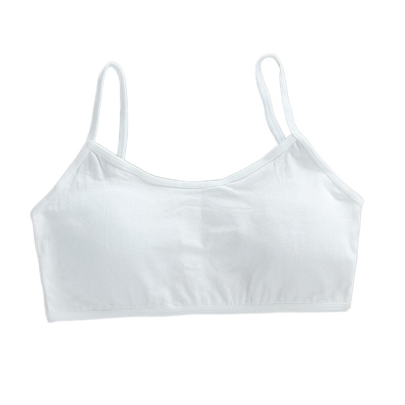 Soutien-gorge en coton pour filles de 14 ans, sous-vêtements pour enfants et adolescents, haut de Sport d&#39;entraînement, bon marché, , 10 pièces: WHITE