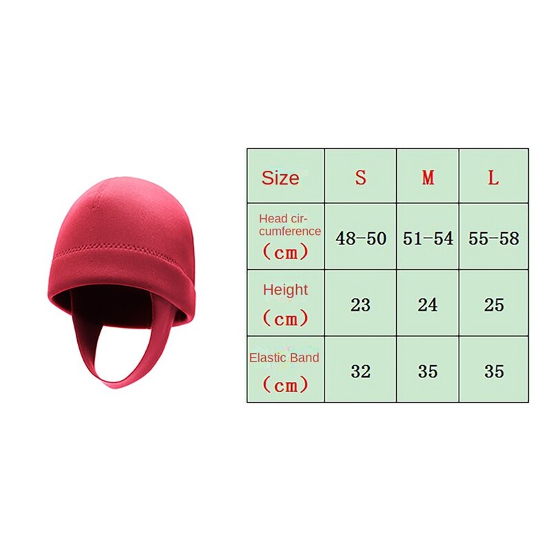 Cappuccio da sub da 2Mm cappuccio da nuoto per immersioni subacquee con cinturino termico per mento cappuccio da Surf per nuoto kayak sport acquatici