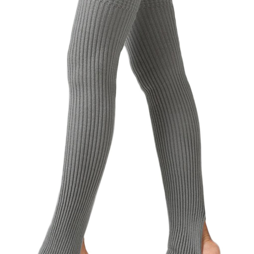 Jambières pour femmes et filles, 1 paire, chaussettes longues sans pieds, automne hiver, danse, stock de Ballet