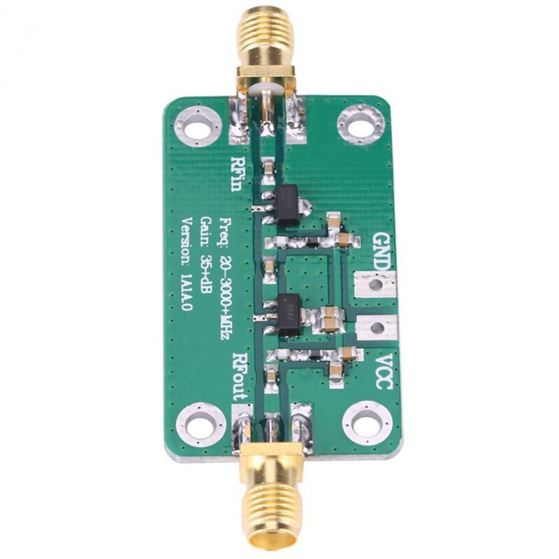 20-3000MHz Wideband RF Low Noise Amplifier Radio Frequency LNA 35DB Transmitter RF Power Amplifier Ham Radio Module