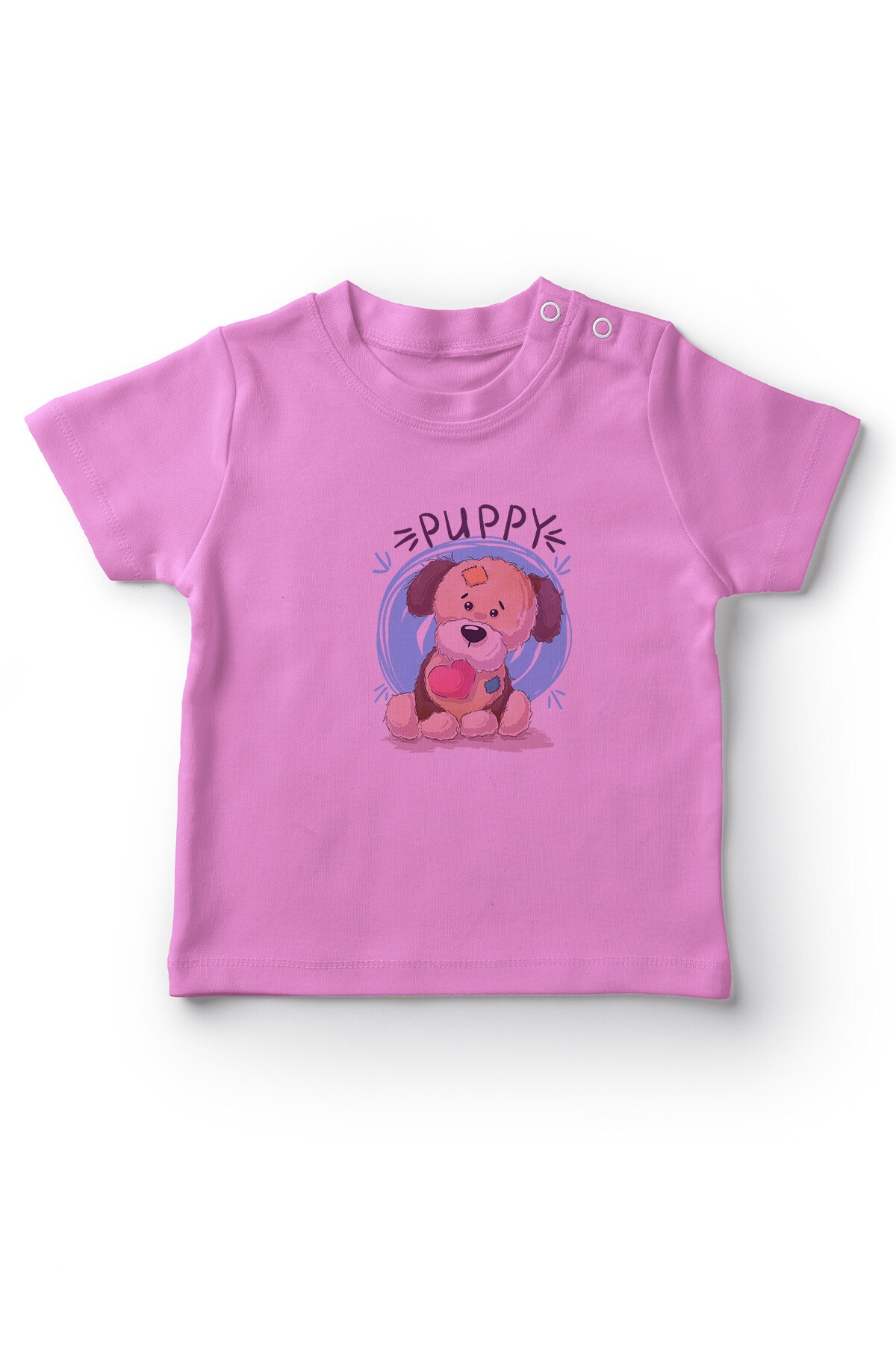 Angemiel baby schattig klein puppy babymeisje t-shirt roze