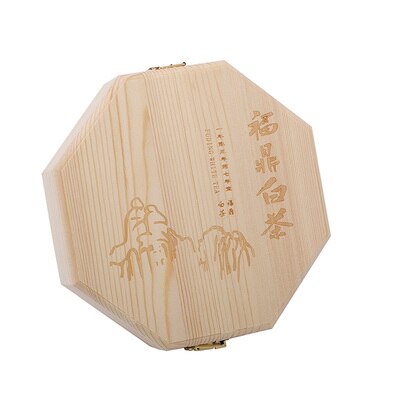 XMT-HOME Grenen Hout Thee Dienblad Voor Puer 357G Houten Opbergdoos Puer Thee Doos 1 Lagen Houten Pallet 1pc: one layer 5