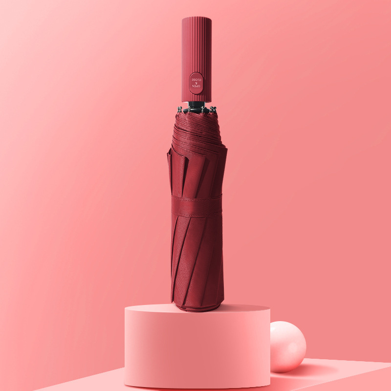 Neue Xiaomi Automatische Sonnenschirm für Männer und Frauen 10 Regenschirm Knochen Schwarz Kleber Sonnencreme Anti-uv Sonnenschirm: verrotten