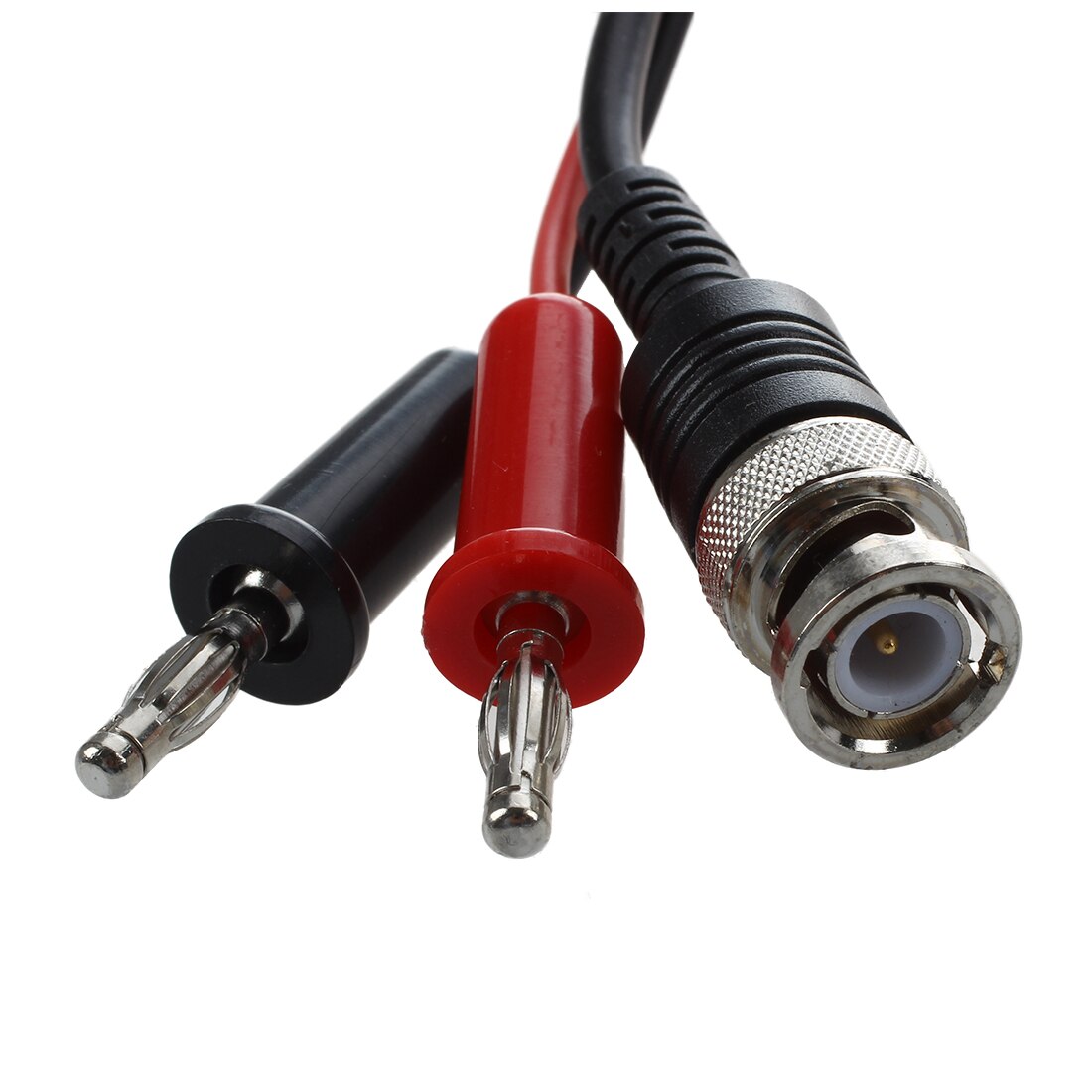 LIXF-BNC Mannelijke Dual 4 Mm Banana Plug-Oscilloscoop Test Lood Kabel 3.5 Voeten