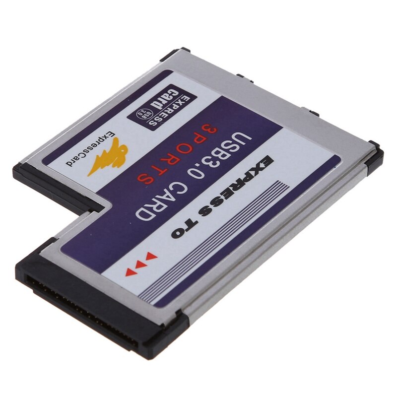 3 Port USB 3.0 Express Card 54mm PCMCIA Express Card for Laptop