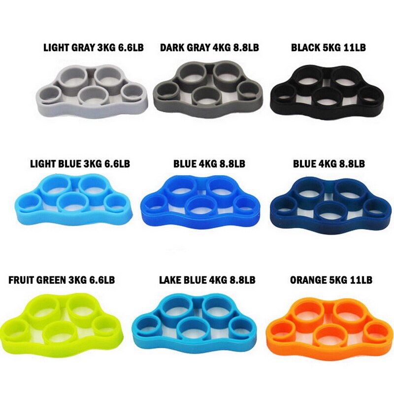 Vinger Fitness Elastische Bands Voor Workout Resistance Bands Voor Training Rubber Loop Pull Ring Hand Grip Expander