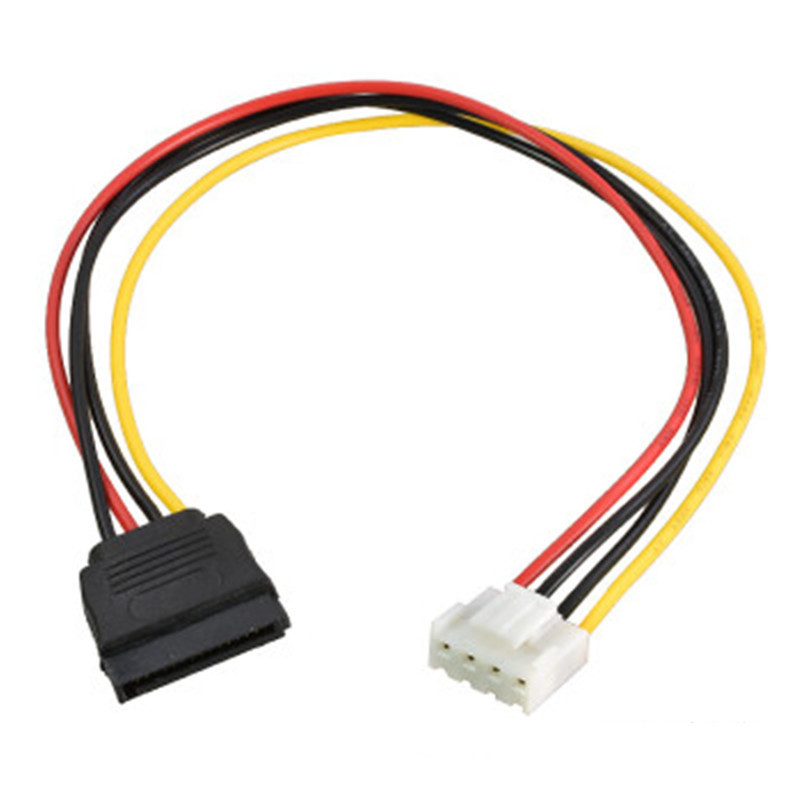 Cable de alimentación de 4 pines VH3.96 a SATA para cámara IP Hikvision DAHUA Mini VCR CCTV alimentación de disco duro 0,3 m 0,4 m
