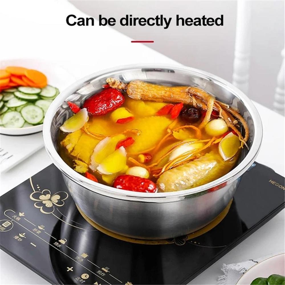 Multifonctionnel inox bassin évier cuisine passoire Fine maille panier légumes lavage bol 3 pièces ensemble directe