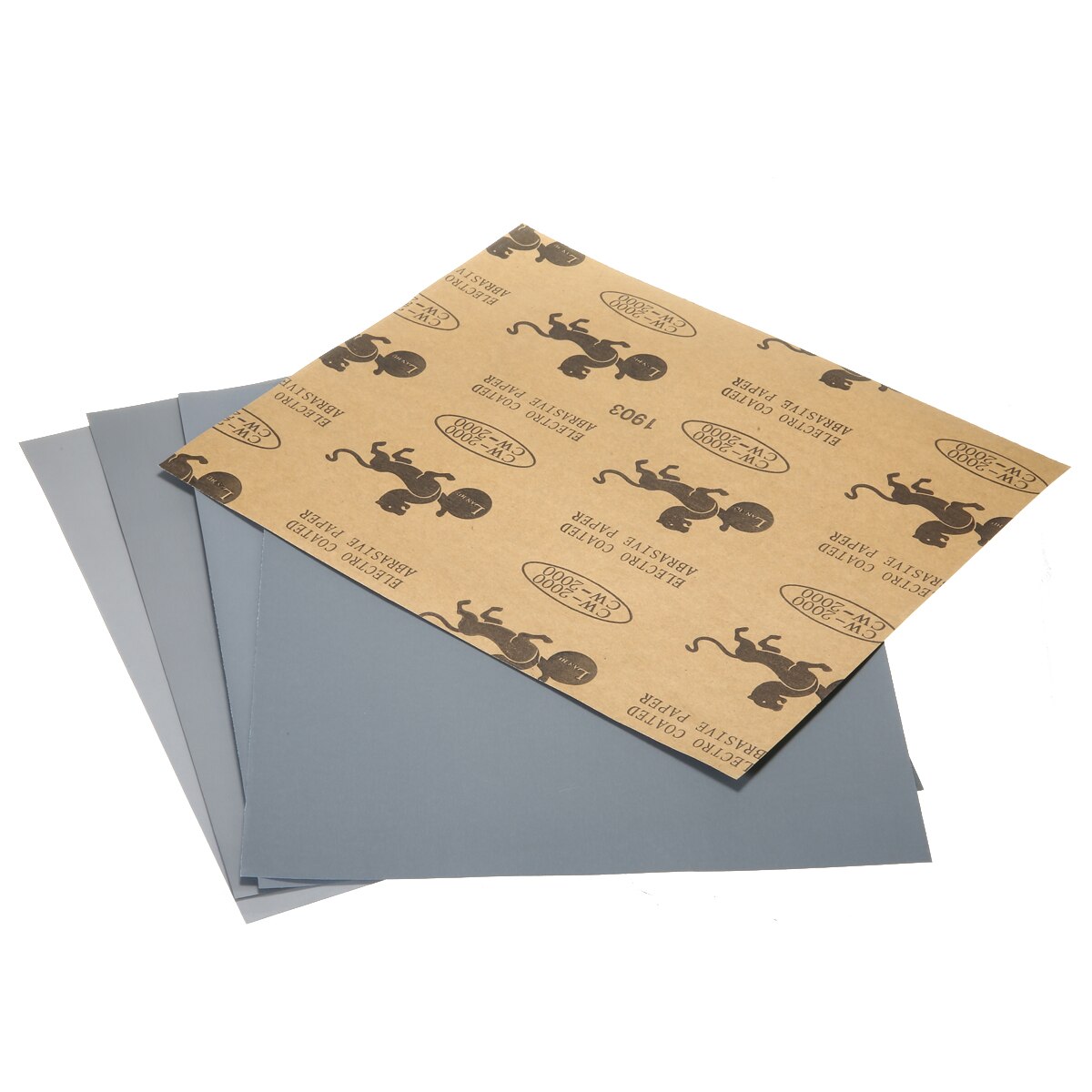 5Pcs Waterproof Sand Papers Wet and Dry Sand Paper Mixed Assorted Grit 2000 2500 3000 5000 7000 for Car Paint Varnish Filler