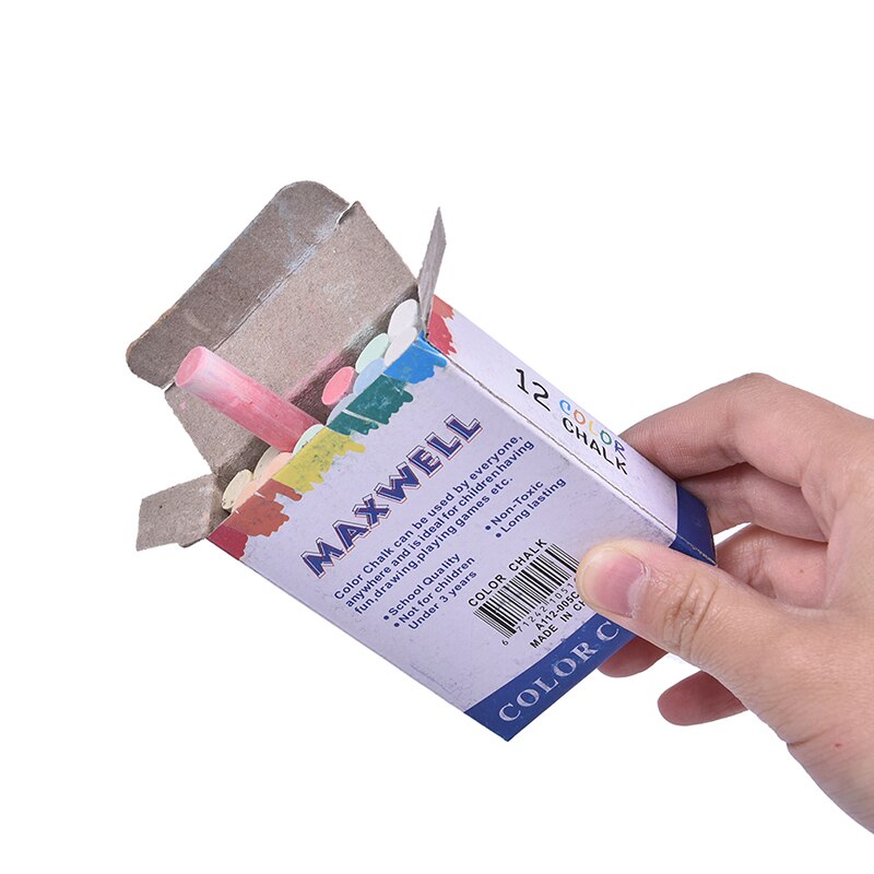 12 Uds. De bolígrafos de tiza sin polvo, tizas de dibujo para pizarra, 6 colores, papelería de oficina, suministros escolares, accesorios ZMONH