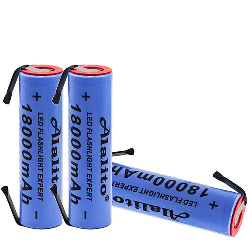 100% Original 3,7 v 18000mah 18650 Lithium-Akku Für Energie Werkzeug Schweißen Nickel Blatt batterien Pack