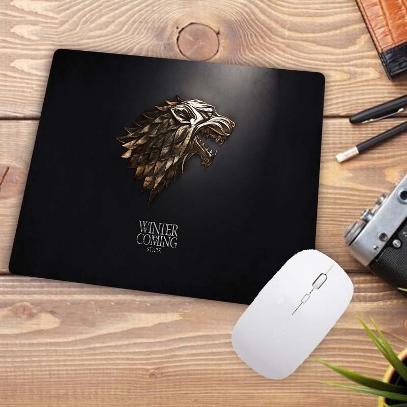 Tronos Game A Piece Of Ice Cream And Rubber Flame For Mouse Pad Laptop Mousepad Gaming Mat, 18x22cm: 3 / 26x21 cm 