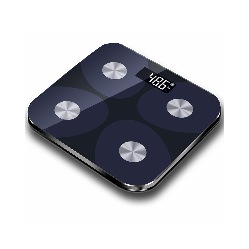 Balance de charge de batterie intégrée légère balance de graisse corporelle intelligente plancher scientifique LED électronique balance de poids numérique Bluetooth