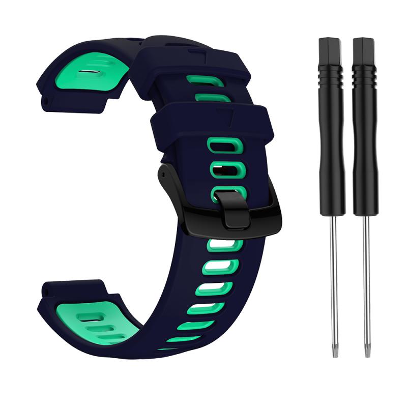 Geschikt Armband 22Mm Riem Voor Garmin Forerunner 735xt 220 230 235 620 630 Siliconen Stalen Gesp Bandjes Accessoires TXTB1
