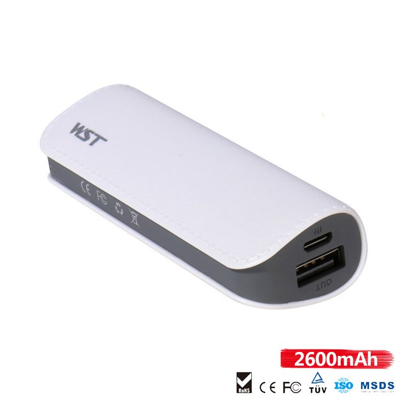 WST-Mini banco de energía portátil, batería de carga externa para Samsung, iPhone, Powerbank móvil, puertos USB, cargador de baterías