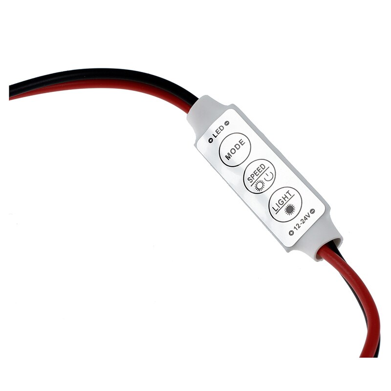 LED strobe controller flashing patterns and speed adjustment
