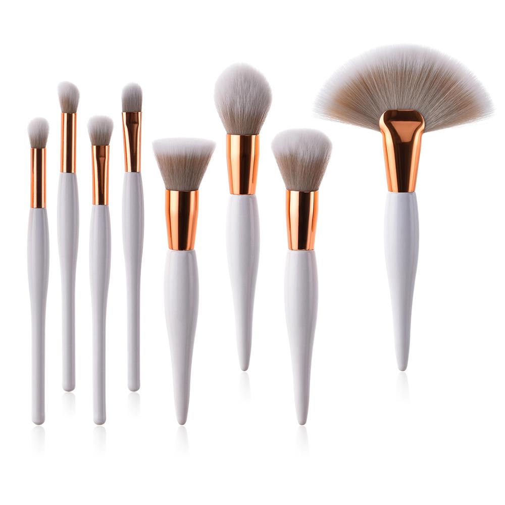 Brochas de maquillaje individuales profesionales, brocha de maquillaje de , sombra de ojos, cejas, labios, base en polvo, brocha de cosméticos