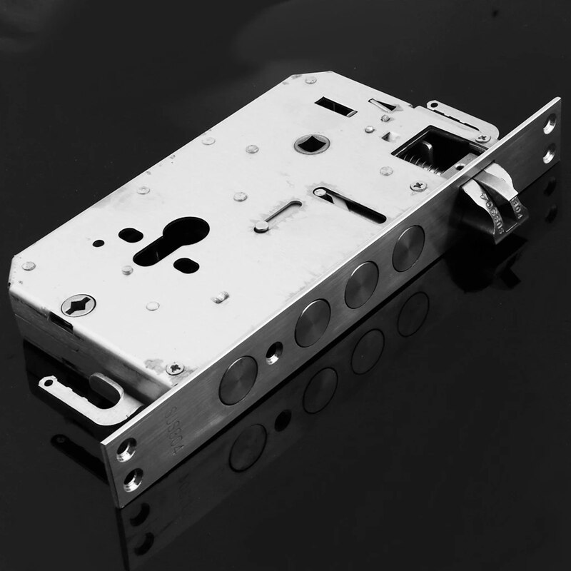 Vingerafdrukslot van roestvrij staal, slotkast van roestvrij staal, grendel, insteekcilinder, deurslotaccessoires