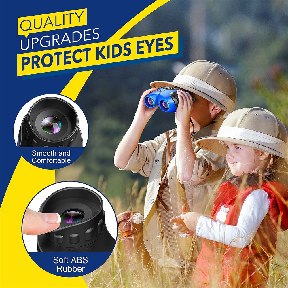 Apexel 8X21 Kids Verrekijker Professionele Hd Mini Spyglass Draagbare Duurzaam Binoculares Telescoop Voor Toerisme Jongens En Meisjes Speelgoed