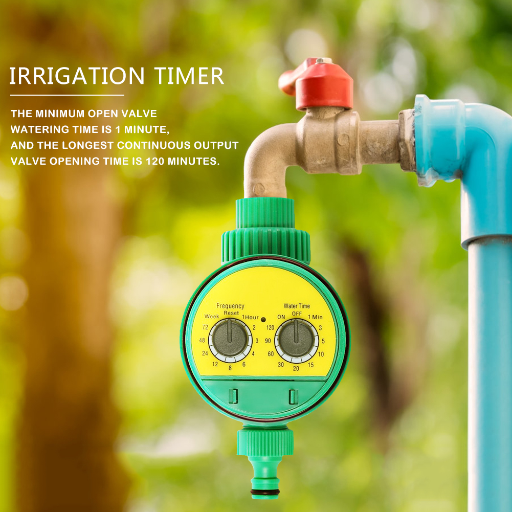 Garden Irrigation Timers 3/4in Thread Sprinkler Watering Water Controller 15mm Hose Connector Battery Powered Gardening Tool