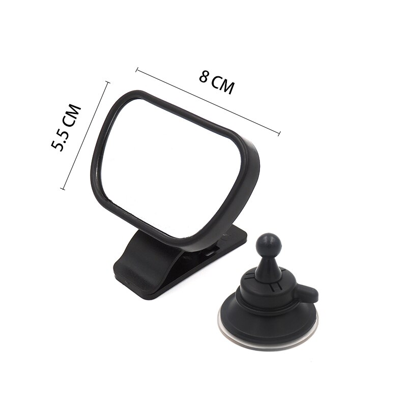 Topp mini säkerhetsbil baksäte baby spegel justerbar baby bakre konvex spegel universal bil baby barn monitor spegel