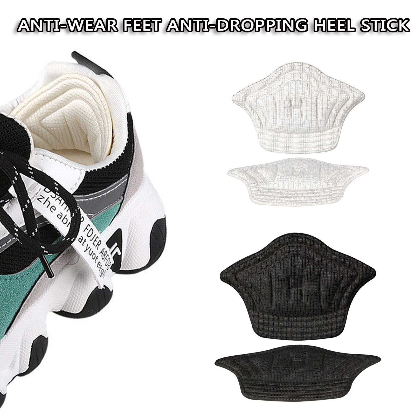 Anti-chute talon autocollants chaussures épaississement réglage Code Anti-usure pied Dec 1st