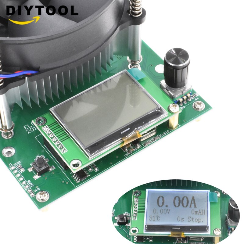 150W Constant Current Electronic Load 60V 10A 12V Battery Discharge Capacity Tester Electrical Instruments Ammeter Voltmeter