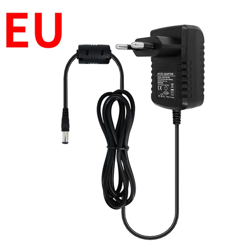 Guitar Effect Pedal Power Supply Adapter 9V DC 1A 5 Way Cables Daisy Chain: EU9V1A no cable