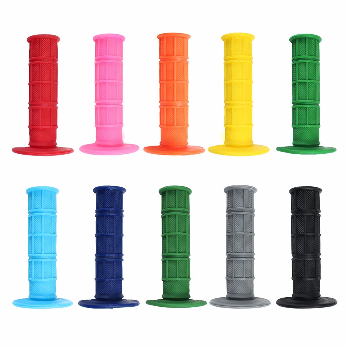 1 Pair 7/8 Inch 10 Color Motorcycle Rubber Handlebar Grips For CRF /YZF /WRF /KXF /KLX /KTM /RMZ Pit Dirt Bike Motocross