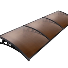 1pc toldo janela toldo moderno policarbonato capa porta da frente ao ar livre pátio dossel sol abrigo janela beirais capa de chuva