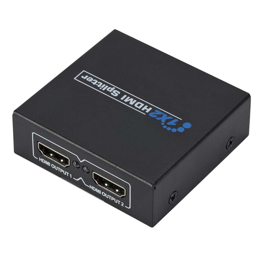 1080P HDMI Splitter 1 eingang 2 ausgang voll HD 1080p Video HDMI Splitter Umschalter 1X2 Teilt 1 in 2 heraus Für HDTV DVD