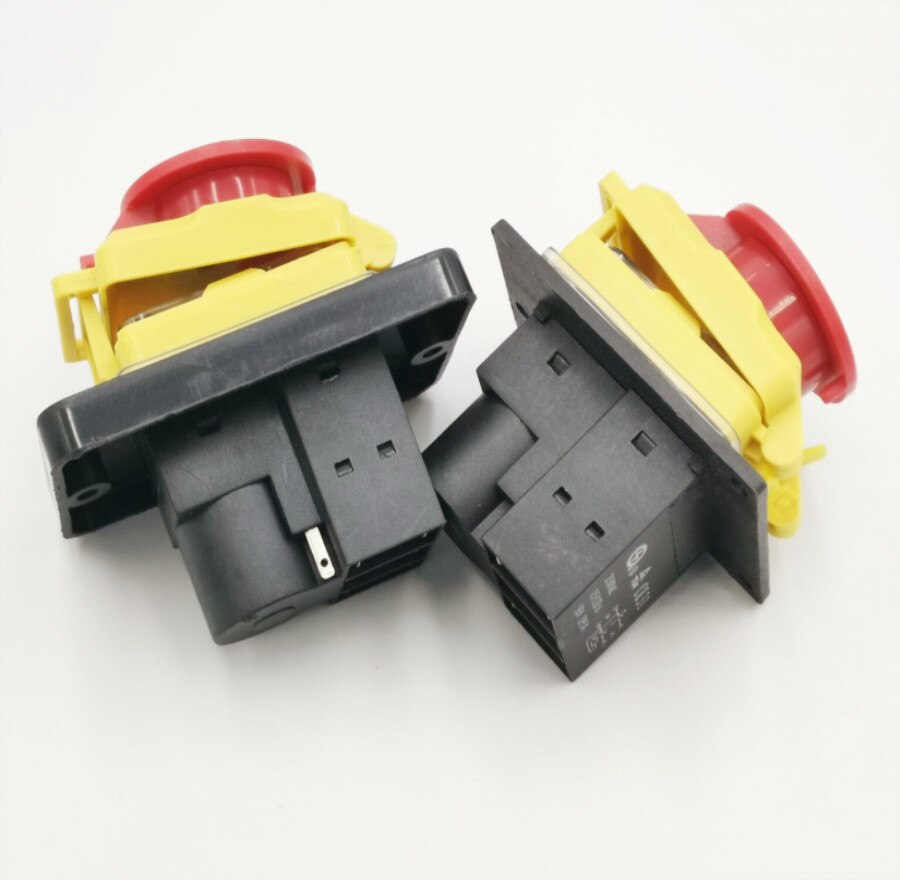 CK31 400VAC 3 phase magnetic self-locking switch, 3 phase start button, cutting machine switch