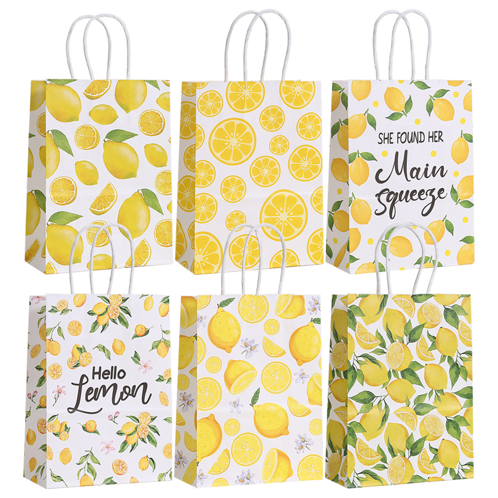 6pcs Tropical Summer Hello Lemon Theme Biscuit Sna... – Vicedeal