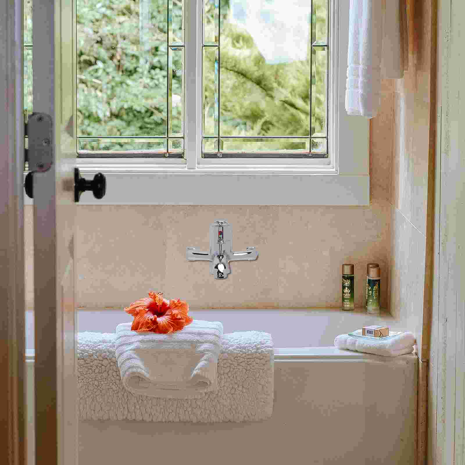 1pc Bathroom Bathtub Sink Tap and Cold Kitchen Cabinet (Silver)