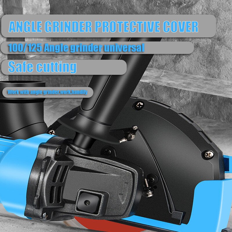 Universele Oppervlak Ingelaste Snijden Stof Lijkwade Voor 100 125 Haakse Slijper 4 Inch Tot 5 Inch Stofafscheider Attachment Cover kap