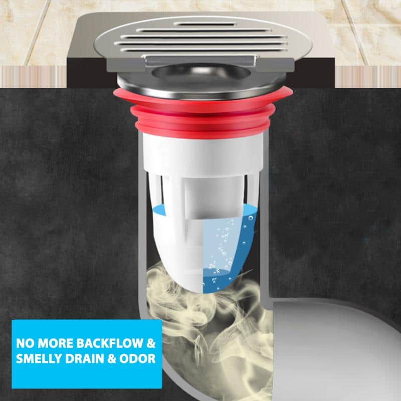 1/2/5pcs One-Way Drain Seal Valves Bathroom Kitchen Drain Cover Isolate Drain Pipe Smell JA55