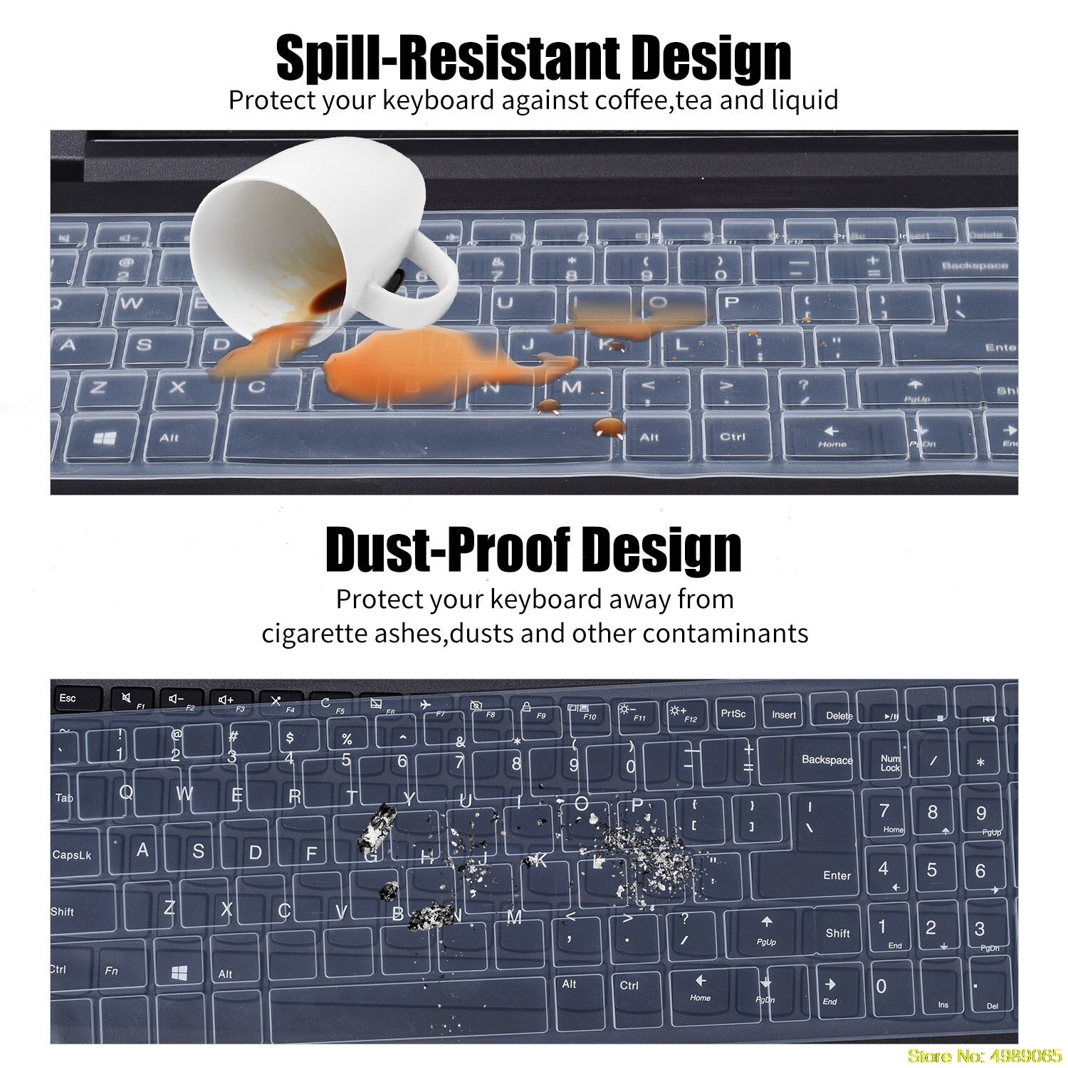 Laptop Keyboard Cover Protector for Acer Aspire V 17 Gaming VN7 793G VX 15 VX5 591G V15 VN7-593G Predator Helios 300 AN515