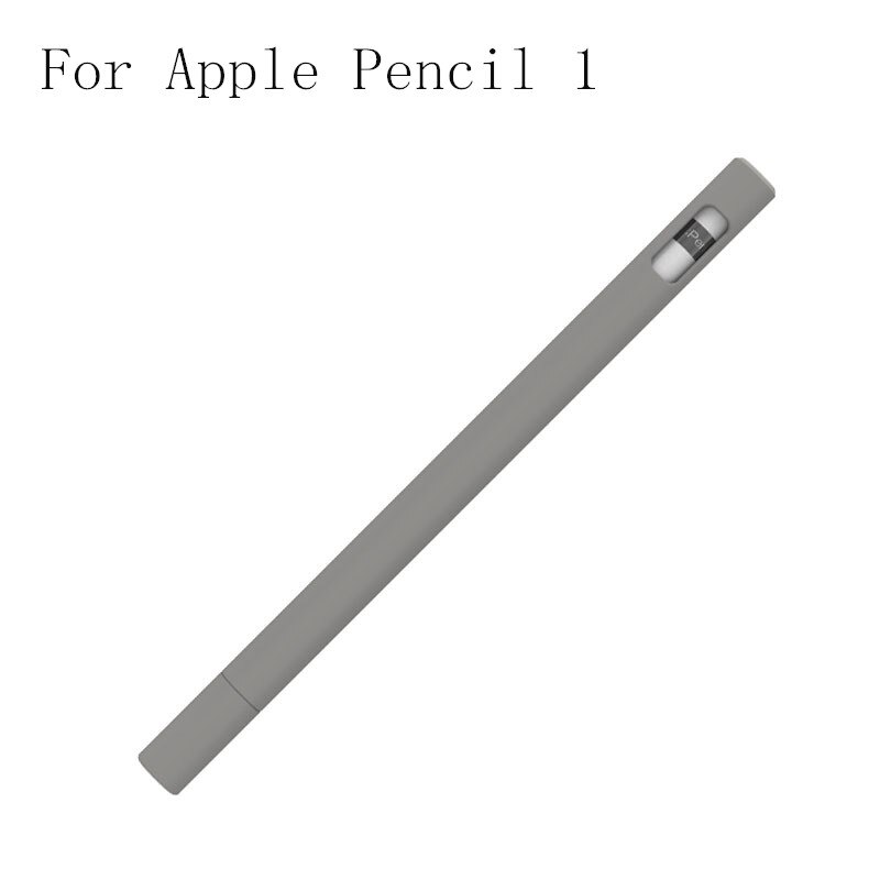 Cute Candy Color Silicone Pencil Case Cap For Apple Pencil 2/1 For iPad Tablet Touch Pen Stylus Cartoon triangl Protective Cover: WS208-1-6