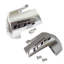 Plaque de nom de levier Shimano 105 ST-5800 avec vis de fixation 5800 main gauche/droite, plaque de commande argentée UNGHIA