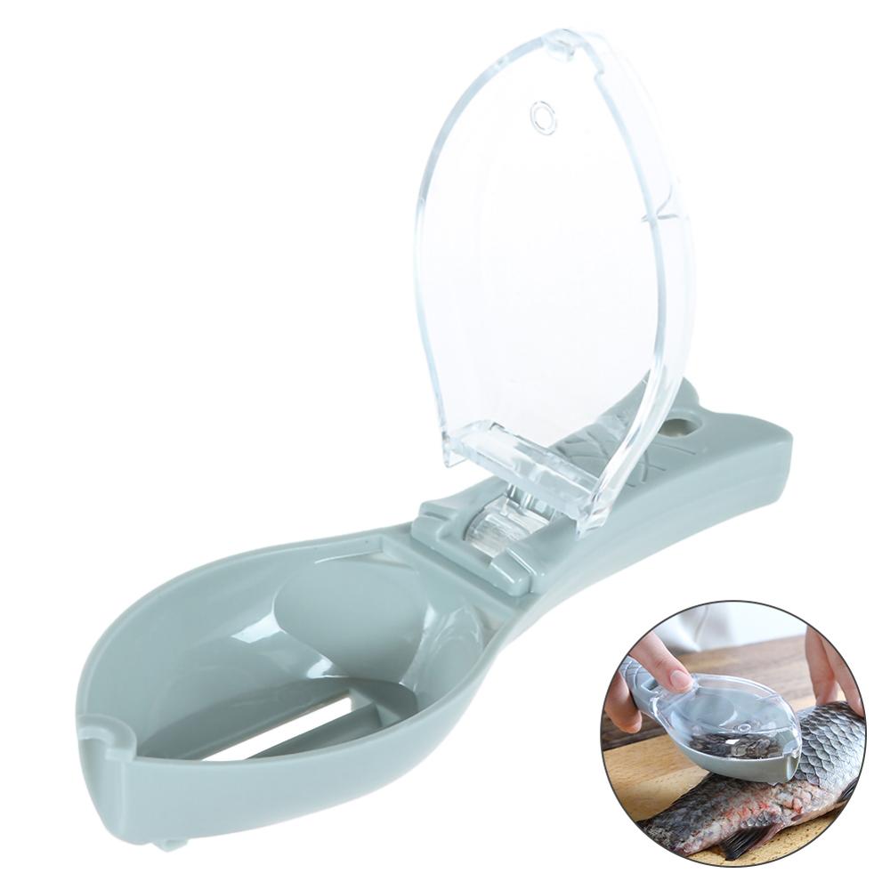 Fish Scale Scraper Tool for Manually Brushing Fish and Removing Scales 35P: Blue