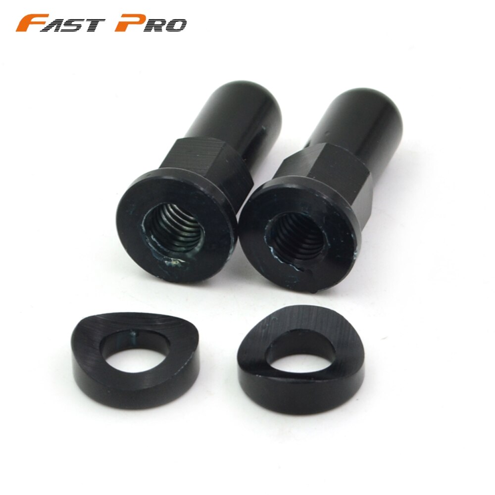 Cubiertas de bloqueo de llanta negro MX tuercas arandelas pernos de seguridad para motocicleta CRF YZF WRF KXF KLX RMZ RMX DRZ KTM Motocross Dirt Bike
