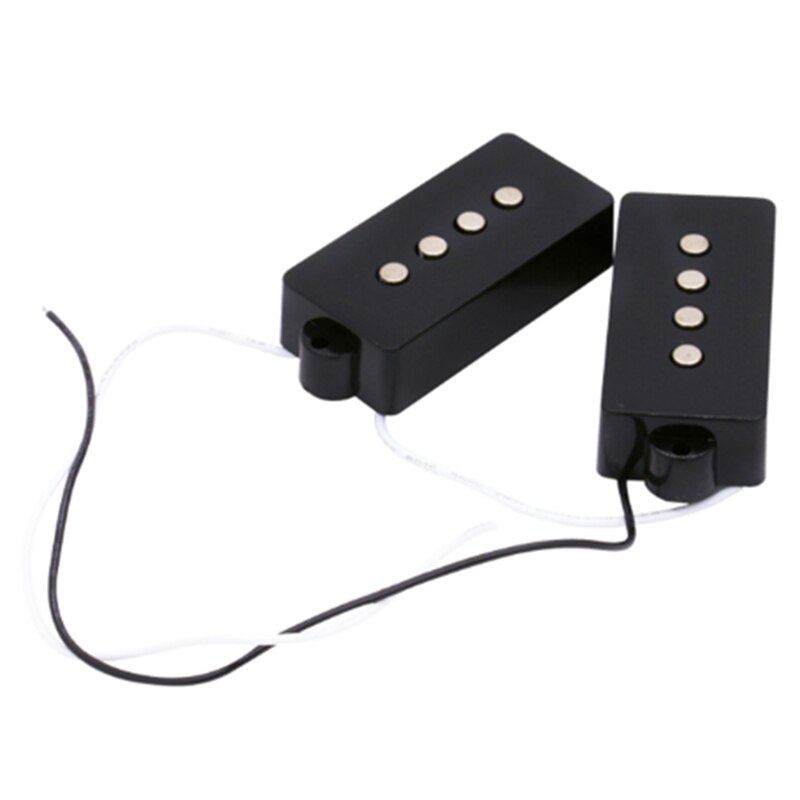 Noiseless Pickup Set for Precision P Bass Bridge Pickup Set Black