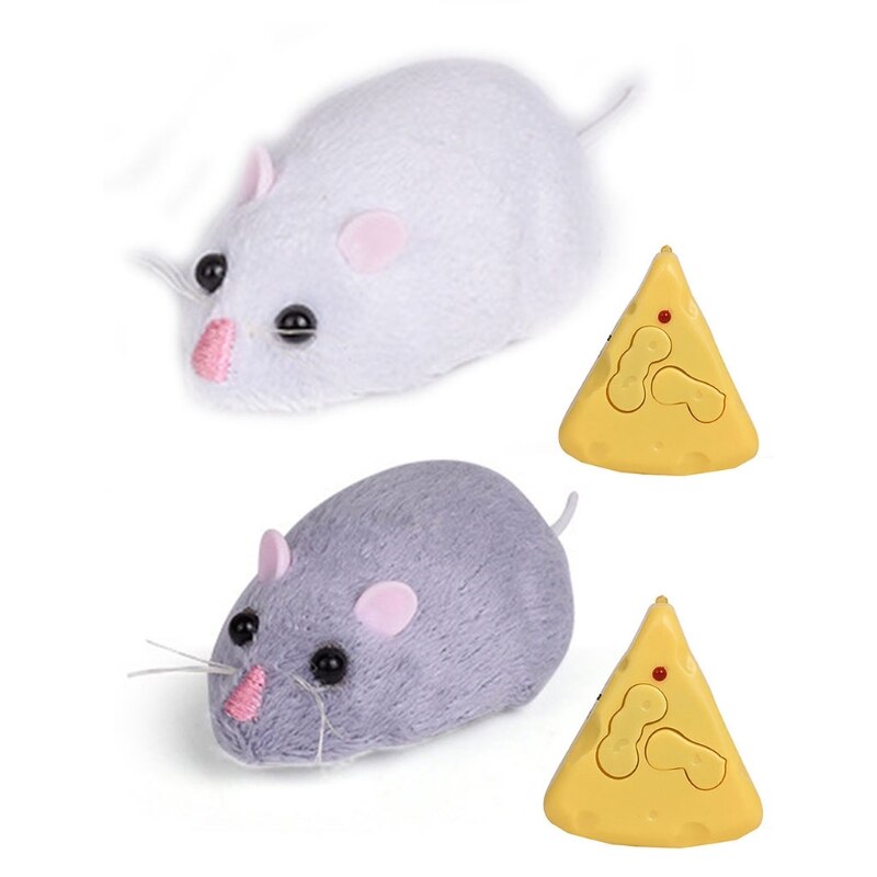 Souris télécommandée sans fil, fausse souris de Rat RC, pour farces effrayantes, jouet pour chat et chiot, amusants